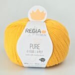 Regia Premium Pure merino zeķu dzija 00020 Sunflower