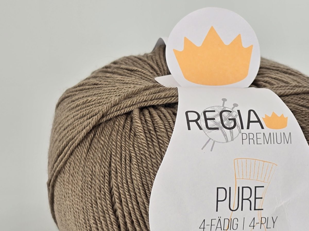 Regia Premium Pure merino zeķu dzija #00006 Bark - Image 2