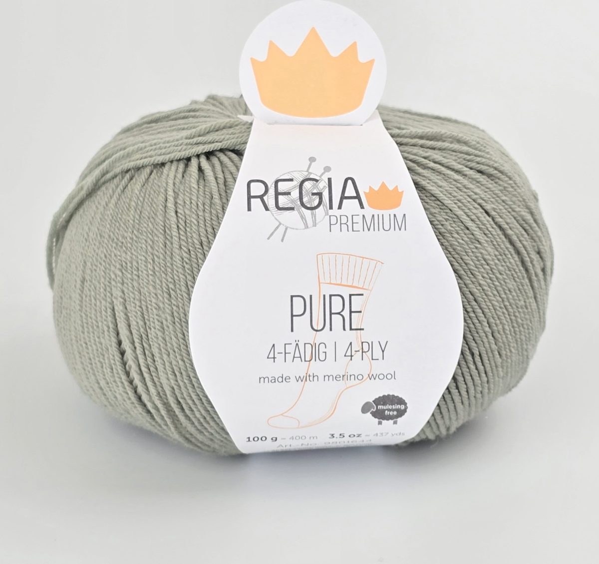 Regia Premium Pure merino zeķu dzija 00071 Reed - Image 1