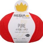 Regia Premium Pure merino zeķu dzija 00030 Lipstick