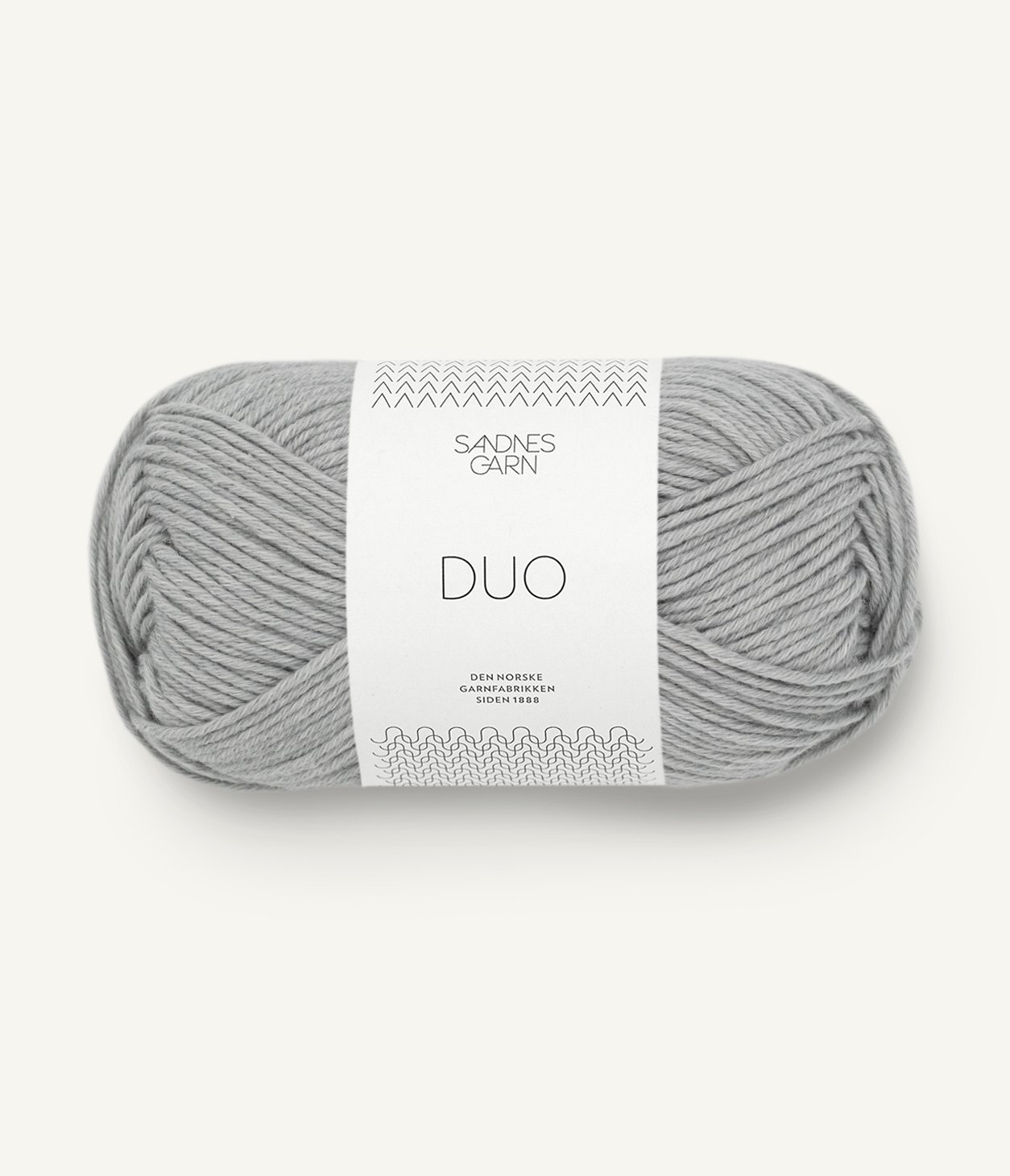 31116030_Lys-gra_300dpi_Noste Sandnes Garn DUO dzija 6030 light grey - Image 1