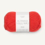 Sandnes Garn Alpakka Følgetrad Scarlet Red 4018