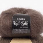 Drops Kid- Silk 15 dark brown REZERVĀCIJA