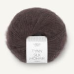Tynn Silk Mohair Sandnes Garn 3880 Mork Sjokolade