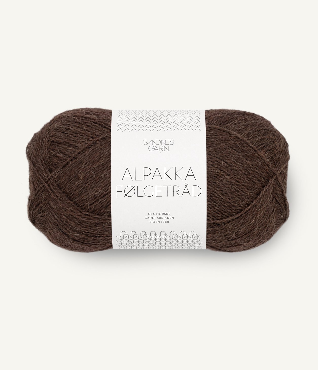 11553091_Cacao-nibs_300dpi_Noste Sandnes Garn Alpakka Følgetrad 3091 Cacao Nibs - Image 1