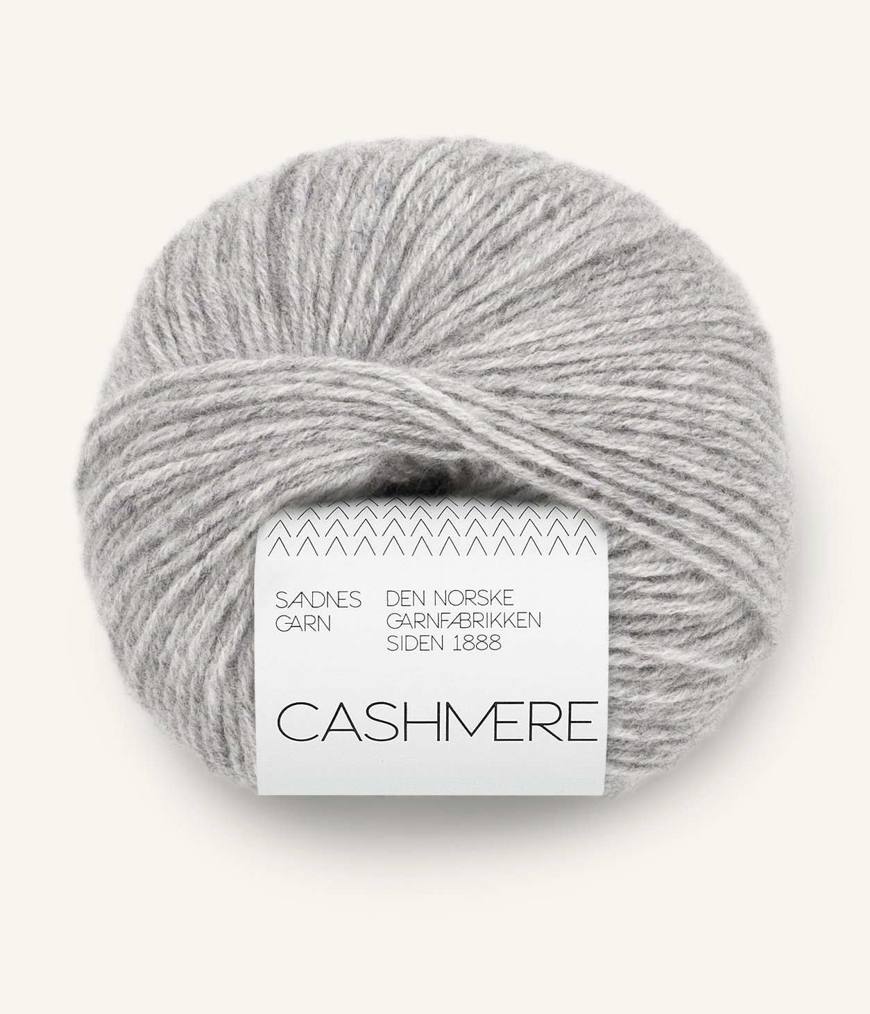 11641042_Grey-melange_300dpi_Noste Sandnes Garn CASHMERE 1042 grey melange - Image 1