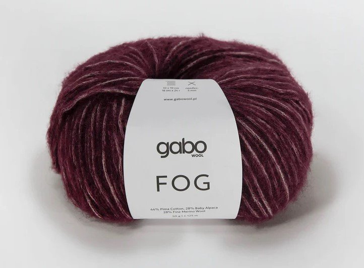 GABO_FOG-Burgund-6910 Gabo Wool FOG 6910 burgundijas - Image 1