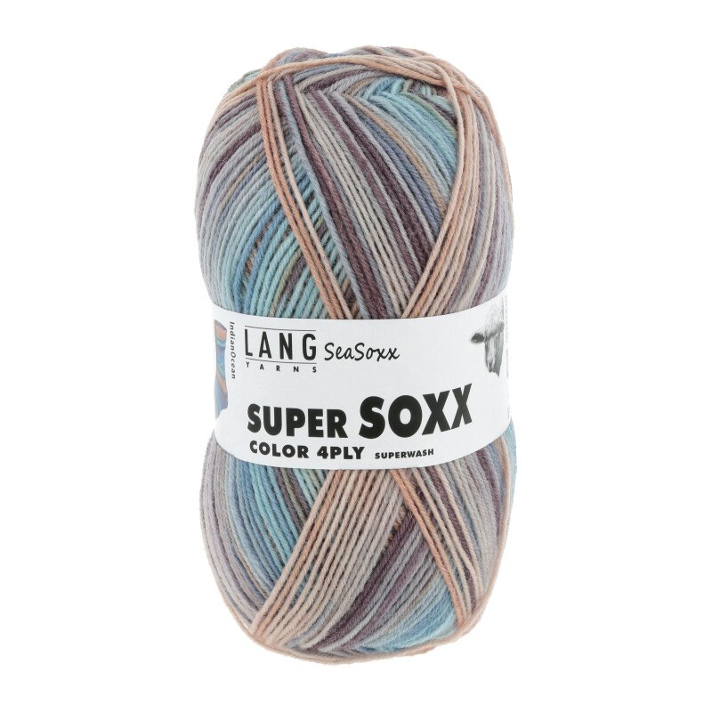 Lang Yarns Super Soxx 4-play zeķu dzija 901.0418 - Image 1