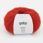 Gabo Wool BABY SILK YAK 9301 Scarlet Red