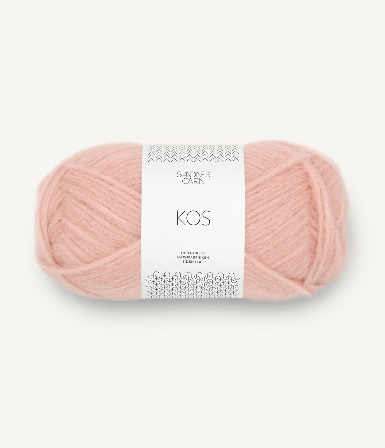 11963511_Pudderrosa_300dpi_Noste Sandnes Garn KOS dzija 3511 Powder Pink - Image 1