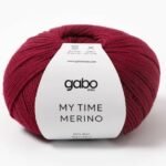 Gabo Wool MY TIME MERINO 9015  vīna sarkans