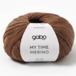 Gabo Wool MY TIME MERINO 9121 kastaņu brūns