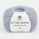 Gabo Wool MY TIME MERINO 9442 zili pelēks