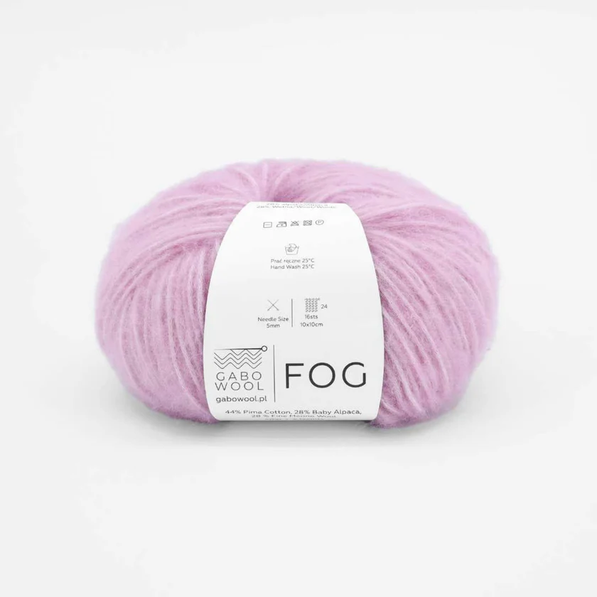 fog-brudny-roz-6159 Gabo Wool FOG 6159 pūderrozā - Image 1
